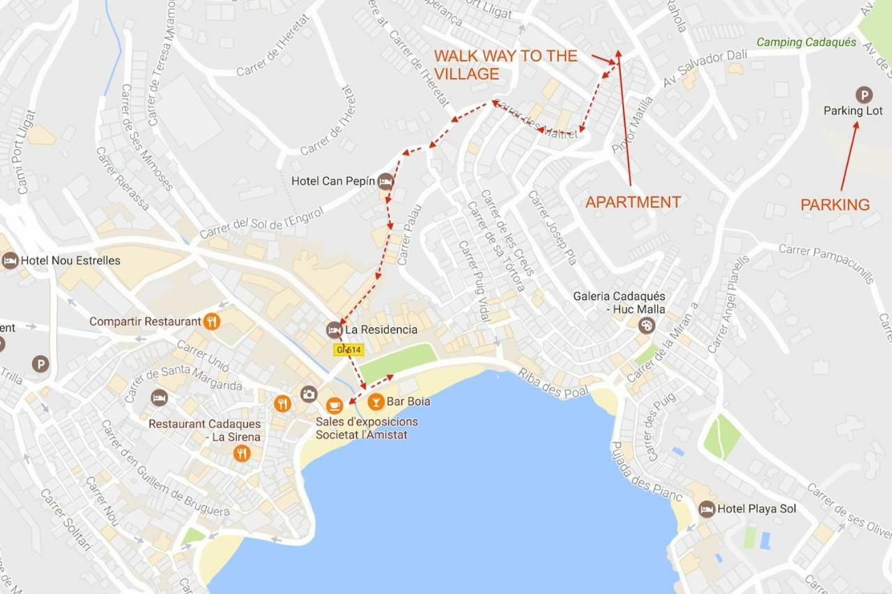 Apartamento Luminoso En El Centro De Cadaqués Kültér fotó
